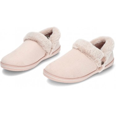 PANTUFLA SKECHERS COZY CAMPFIRE FRESH TOAST 167219 BLUSH