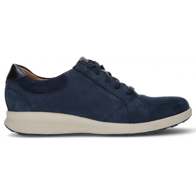 ZAPATILLAS CLARKS UN ADORN LACE NAVY ZAPATILLAS CLARKS UN ADORN LACE NAVY