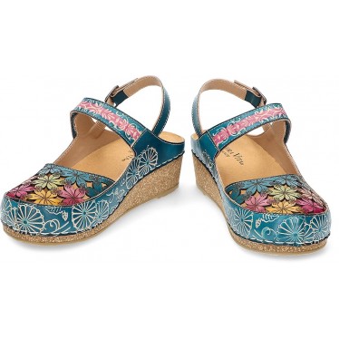 SANDALIAS LAURA VITA FACSCINEO0121 AZUL_FLORAL