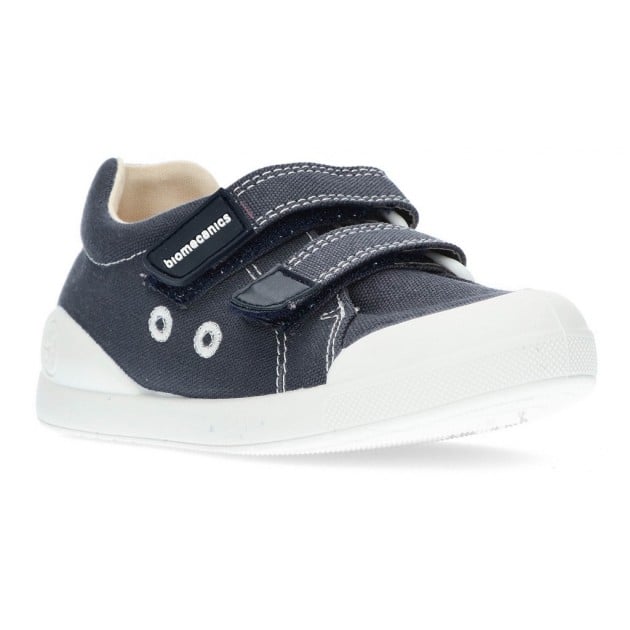 Chaussures LONA LAVABLE Biomecanics Pour Fille - Pointure 29 EU, Bleu Marine Et Rose, Semelle Antidérapante, Velcro