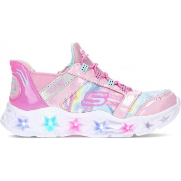DEPORTIVA CON LUZ SKECHERS GALAXY LIGHTS 303707L PINK_RAINBOW