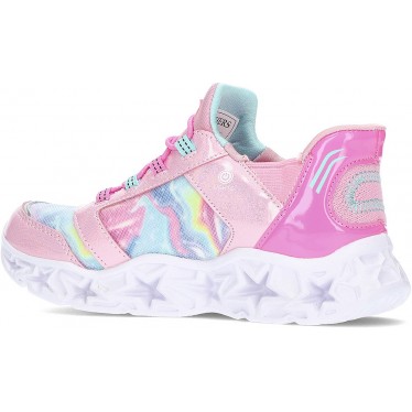 DEPORTIVA CON LUZ SKECHERS GALAXY LIGHTS 303707L PINK_RAINBOW