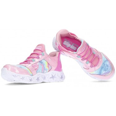 DEPORTIVA CON LUZ SKECHERS GALAXY LIGHTS 303707L PINK_RAINBOW