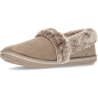 PANTUFLA SKECHERS COZY CAMPFIRE TEAM TOASTY 32777 TAUPE