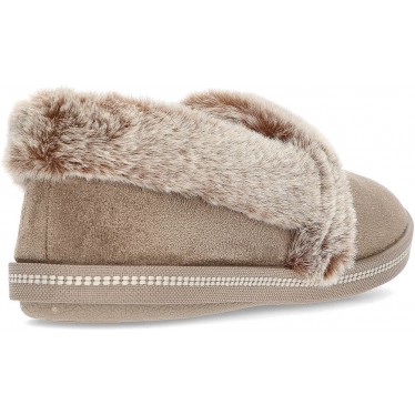 PANTUFLA SKECHERS COZY CAMPFIRE TEAM TOASTY 32777 TAUPE