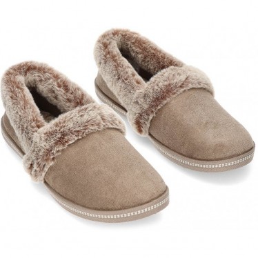 PANTUFLA SKECHERS COZY CAMPFIRE TEAM TOASTY 32777 TAUPE