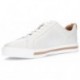 ZAPATILLAS CLARKS UN MAUI LACE W ANCHO ESPECIAL BLANCO