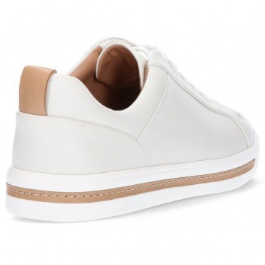 ZAPATILLAS CLARKS UN MAUI LACE W ANCHO ESPECIAL BLANCO