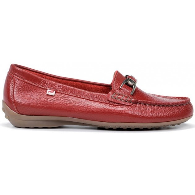 MOCASINES FLUCHOS BRUNI FLOTER F0804 ROJO