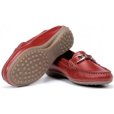 MOCASINES FLUCHOS BRUNI FLOTER F0804 ROJO