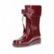 BOTAS DE AGUA CAMPERA CHAROL W10114 BURDEOS