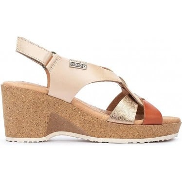 SANDALIAS PIKOLINOS ARENALES W3B-1518CPC1 MARFIL