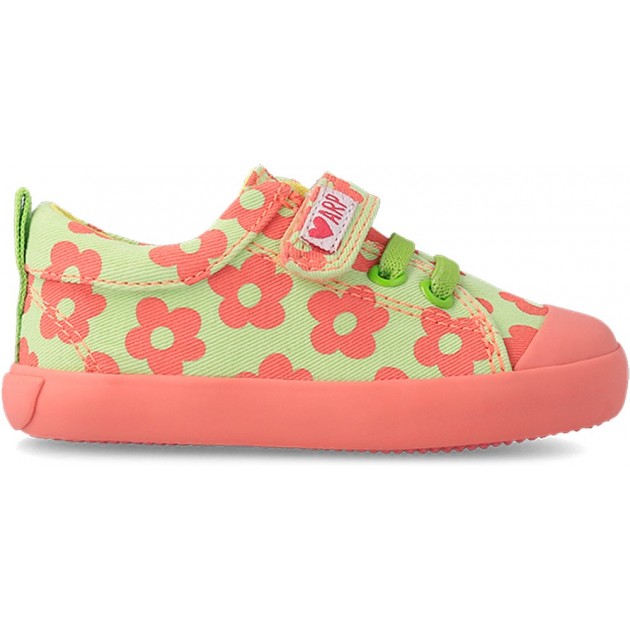 DEPORTIVA AGATHA RUIZ DE LA PRADA LONA FLORES 232926 VERDE_ROSA_FLORES