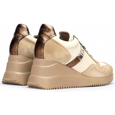 DEPORTIVAS WONDERS EVA G-6610 BEIGE