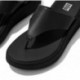 SANDALIAS FITFLOP FW4 F-MODE LTH FLATFORM TOE-PO BLACK