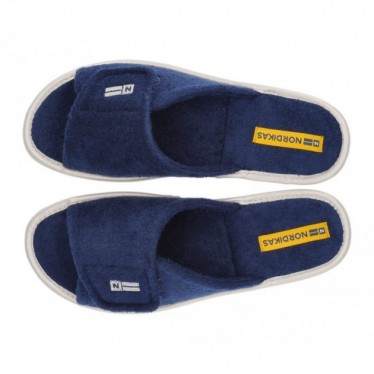 PANTUFLAS NORDIKAS TOALLA 3001B MARINO