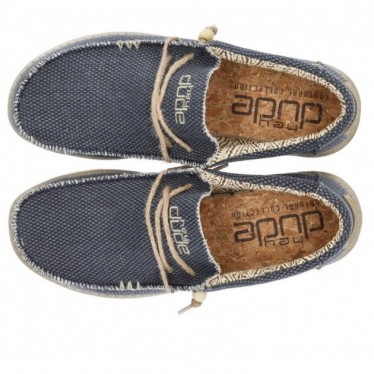 ZAPATOS DUDE WALLY BRAIDED BLUE