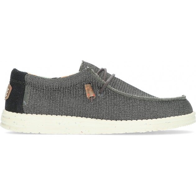 MOCASINES DUDE WALLYKNIT BLACK_CHARCOAL