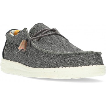 MOCASINES DUDE WALLYKNIT BLACK_CHARCOAL