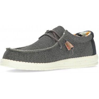 MOCASINES DUDE WALLYKNIT BLACK_CHARCOAL