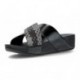 SANDALIAS FITFLOP LULU SILKY WEAVE BLACK