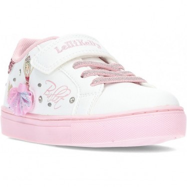 DEPORTIVA LELLY KELLY CON LUZ FALDAS INTERCAMBIABLES LKAL-2284 BLANCO_ROSA