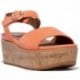 SANDALIAS FITFLOP ELOISE CORK-WRAP SUED GC7 SUNSHINE_ORANGE