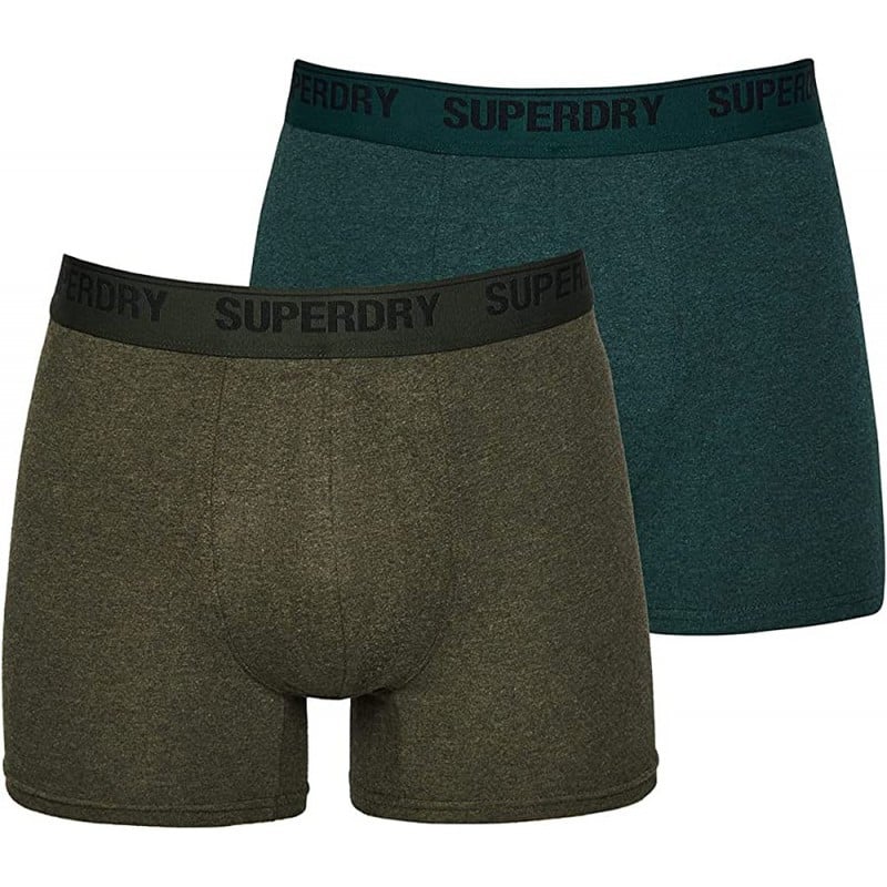 BOXER SUPERDRY M3110339 DOUBLE PACK OLIVE