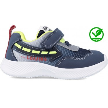 DEPORTIVA CON LUZ GARVALIN 231805-B VEGAN AZUL