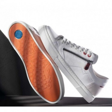 ZAPATOS DE HOMBRE FLUCHOS INDIOS F1410 BLANCO