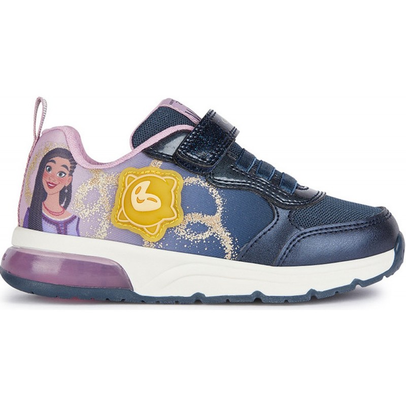 DEPORTIVAS GEOX WISH ASHA SPACECLUB J458VA CON LUZ NAVY_LAVENDER