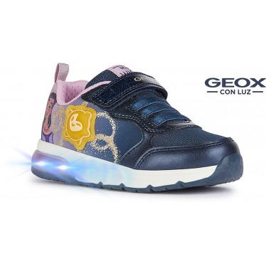 DEPORTIVAS GEOX WISH ASHA SPACECLUB J458VA CON LUZ NAVY_LAVENDER