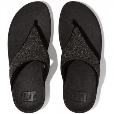 SANDALIAS FITFLOP GB4 LULU OPUL TOE-POST BLACK