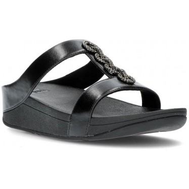 SANDALIAS FITFLOP FINO SPARKLE SLIDES BLACK