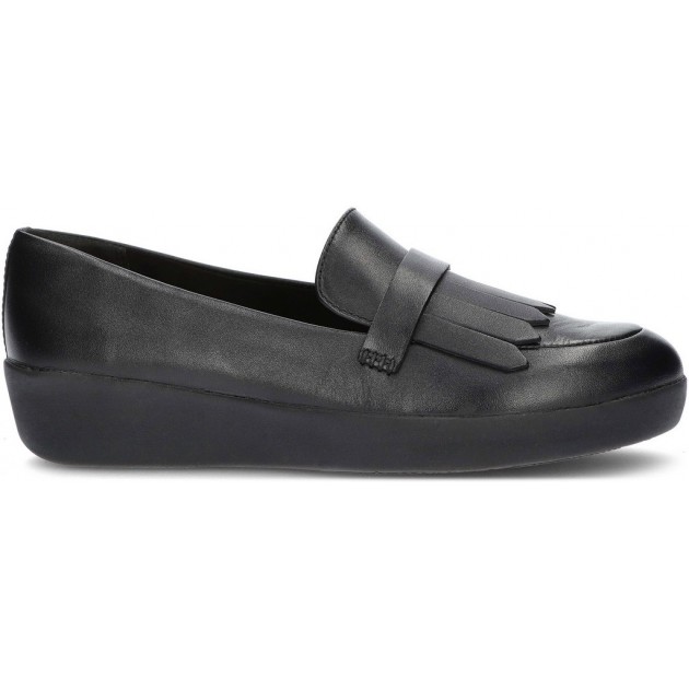 MOCASINES FITFLOP SUPERSKATE FRINGE EI6 BLACK MOCASINES FITFLOP SUPERSKATE FRINGE EI6 BLACK