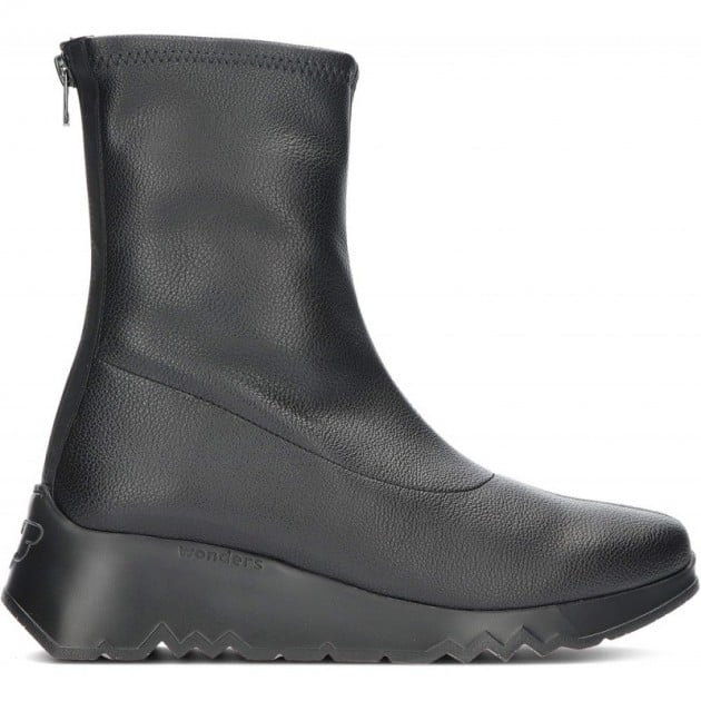 BOTINES WONDERS TAZU E-6732 CAMELUS NEGRO BOTINES WONDERS TAZU E-6732 CAMELUS NEGRO