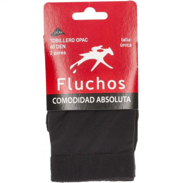 MEDIAS CORTAS FLUCHOS CA004 BLACK_BROWN