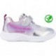 SNEAKER CON LUZ GARVALIN 231805 VEGAN PLATA