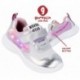 SNEAKER CON LUZ GARVALIN 231805 VEGAN PLATA