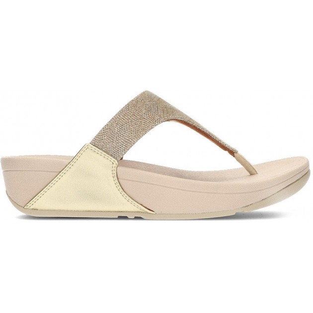 SANDALIAS FITFLOP LULU GLITZ ET8 PLATINO