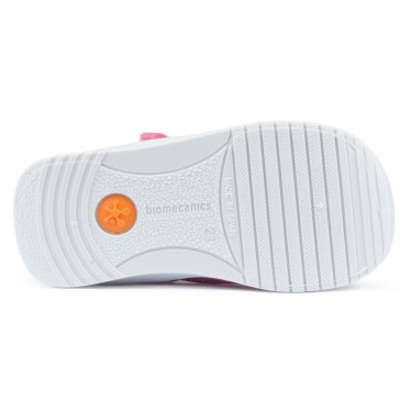 SANDALIAS BIOMECANICS LONA BEBÉ ANAIS FUCSIA