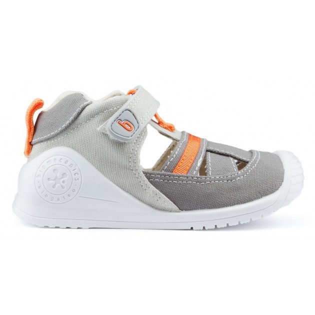 SANDALIAS BIOMECANICS LONA BEBÉ MAX GRIS SANDALIAS BIOMECANICS LONA BEBÉ MAX GRIS