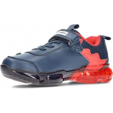DEPORTIVA BULL BOYS T-REX CON LUZ DNAL-2208 AZUL