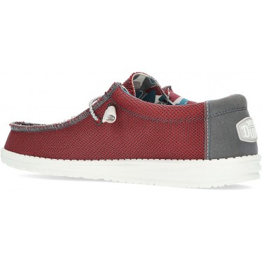 MOCASINES DUDE WALLYSOXTRIPLE RED