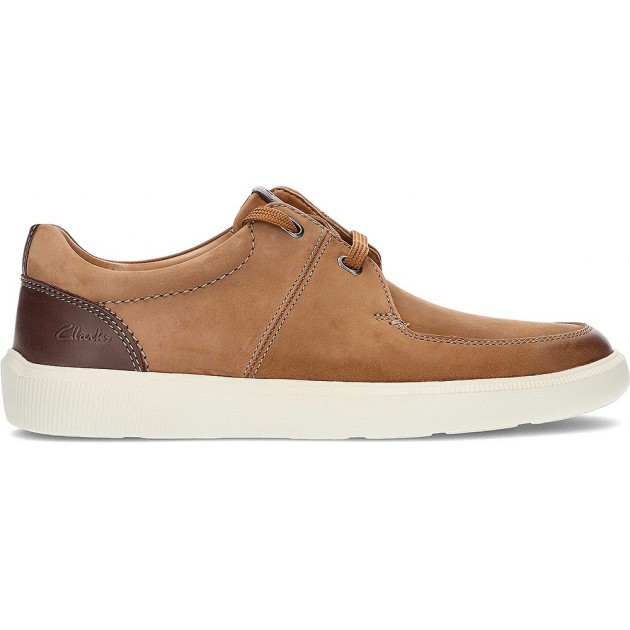 ZAPATOS CLARKS CAMBRO LACE NUBUCK TAN ZAPATOS CLARKS CAMBRO LACE NUBUCK TAN