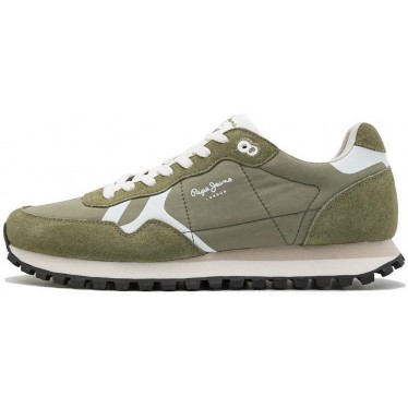 DEPORTIVA PEPE JEANS PMS40005 BRIT-ON PRINT M LAUREL_GREEN