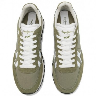 DEPORTIVA PEPE JEANS PMS40005 BRIT-ON PRINT M LAUREL_GREEN