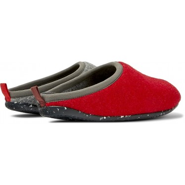 PANTUFLAS CAMPER TWINS K100824 RED