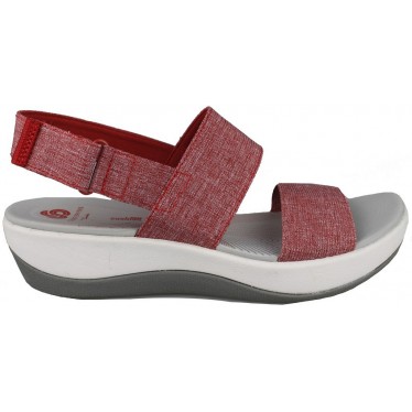 SANDALIAS CLARKS ARLA JACORY ROJO