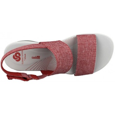 SANDALIAS CLARKS ARLA JACORY ROJO